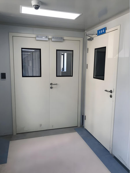 鋼制潔凈門安裝實例